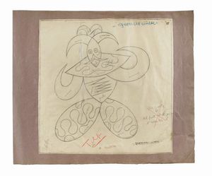 FORTUNATO DEPERO - Guerriero cinese.