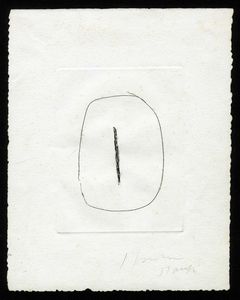 LUCIO FONTANA - Concetto spaziale.