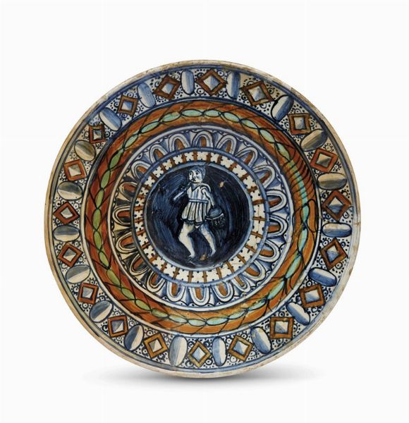PIATTO, FAENZA, 1480-1490 CIRCA  - Asta ARCADE | Argenti, libri, porcellane e maioliche - Associazione Nazionale - Case d'Asta italiane