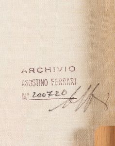 Ferrari Agostino : Senza titolo  - Asta Arte Moderna, Contemporanea e Fumetti - Associazione Nazionale - Case d'Asta italiane