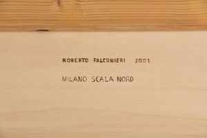 Falconieri Roberto : Scala nord, 2001  - Asta Arte Moderna, Contemporanea e Fumetti - Associazione Nazionale - Case d'Asta italiane