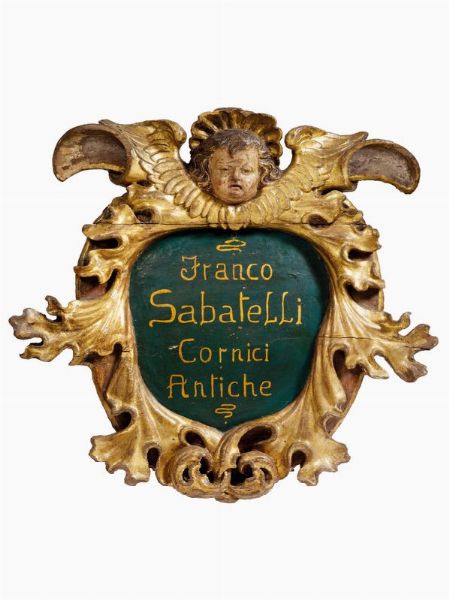 CORNICE DECORATIVA, TOSCANA, INIZI SECOLO XVIII  - Asta La cornice e' la piu' bella invenzione della pittura: la raccolta di Franco Sabatelli - Associazione Nazionale - Case d'Asta italiane