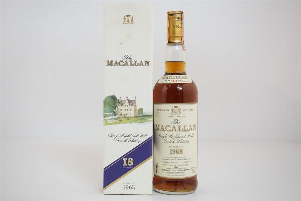 Macallan 1968  - Asta VINI PREGIATI E DISTILLATI DA COLLEZIONE - Associazione Nazionale - Case d'Asta italiane