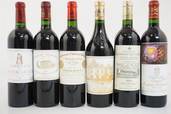 Selezione Bordeaux 1998  - Asta VINI PREGIATI E DISTILLATI DA COLLEZIONE - Associazione Nazionale - Case d'Asta italiane