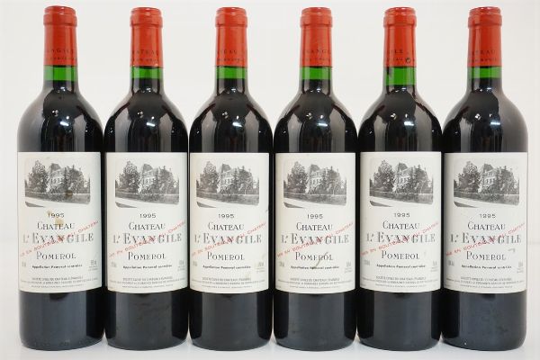 Château L'Evangile 1995  - Asta VINI PREGIATI E DISTILLATI DA COLLEZIONE - Associazione Nazionale - Case d'Asta italiane