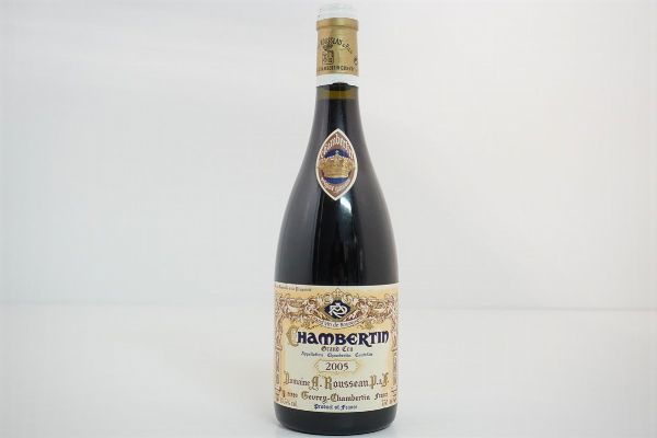 Chambertin Domaine Armand Rousseau 2005  - Asta VINI PREGIATI E DISTILLATI DA COLLEZIONE - Associazione Nazionale - Case d'Asta italiane