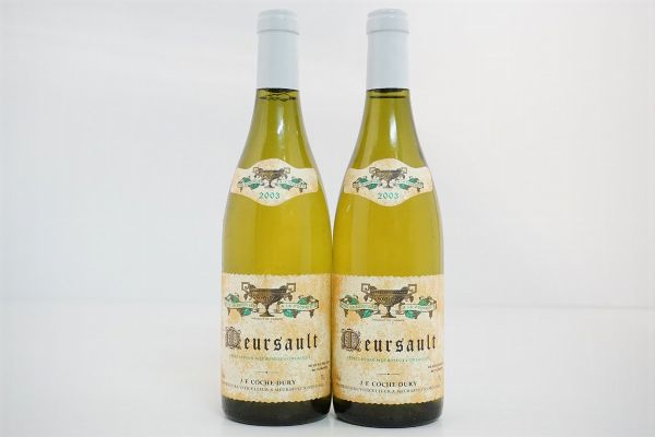 Meursault Domaine J.-F. Coche Dury 2003  - Asta VINI PREGIATI E DISTILLATI DA COLLEZIONE - Associazione Nazionale - Case d'Asta italiane