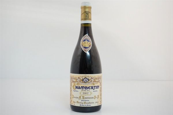 Chambertin Domaine Armand Rousseau 2002  - Asta VINI PREGIATI E DISTILLATI DA COLLEZIONE - Associazione Nazionale - Case d'Asta italiane