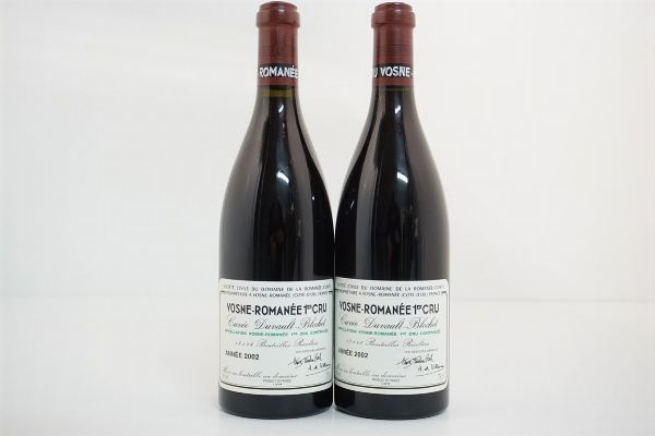 Vosne Romanée Cuvée Duvault-Blochet Domaine de la Romanée-Conti 2002  - Asta VINI PREGIATI E DISTILLATI DA COLLEZIONE - Associazione Nazionale - Case d'Asta italiane