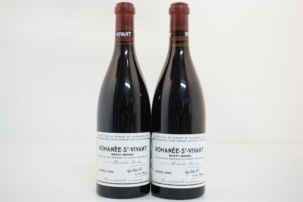 Romanée St-Vivant Morey-Monge Domaine de la Romanée Conti 2002  - Asta VINI PREGIATI E DISTILLATI DA COLLEZIONE - Associazione Nazionale - Case d'Asta italiane