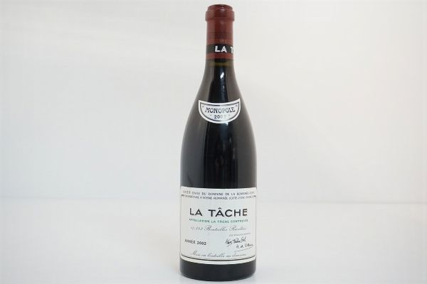 La Tâche Domaine de la Romanée Conti 2002  - Asta VINI PREGIATI E DISTILLATI DA COLLEZIONE - Associazione Nazionale - Case d'Asta italiane