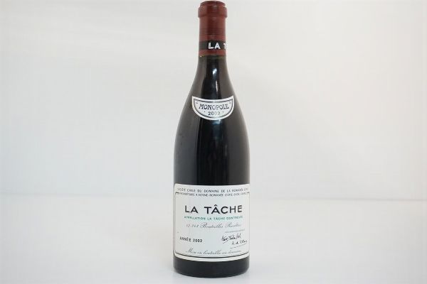 La Tâche Domaine de la Romanée Conti 2002  - Asta VINI PREGIATI E DISTILLATI DA COLLEZIONE - Associazione Nazionale - Case d'Asta italiane