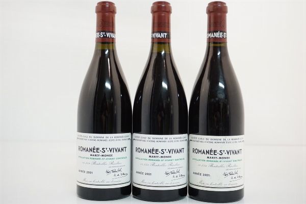 Romanée Saint-Vivant Morey-Monge Domaine de la Romanée Conti 2001  - Asta VINI PREGIATI E DISTILLATI DA COLLEZIONE - Associazione Nazionale - Case d'Asta italiane