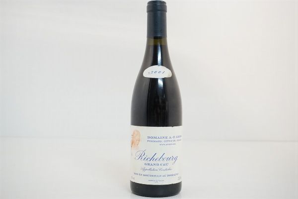 Richebourg Domaine A.F. Gros 2001  - Asta VINI PREGIATI E DISTILLATI DA COLLEZIONE - Associazione Nazionale - Case d'Asta italiane