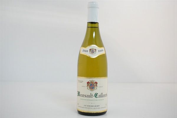 Meursault-Caillerets Domaine J.-F. Coche Dury 2000  - Asta VINI PREGIATI E DISTILLATI DA COLLEZIONE - Associazione Nazionale - Case d'Asta italiane