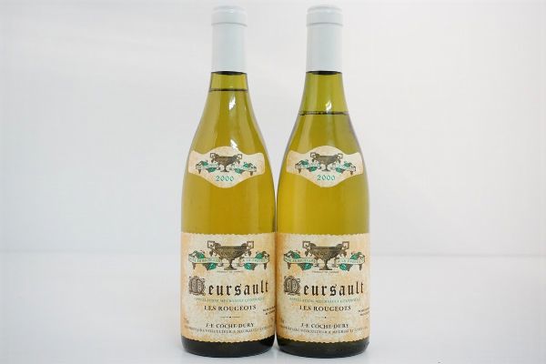 Meursault Les Rougeots Domaine J.-F. Coche Dury 2000  - Asta VINI PREGIATI E DISTILLATI DA COLLEZIONE - Associazione Nazionale - Case d'Asta italiane