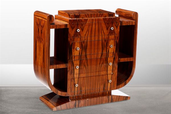 Mobile contenitore con struttura in legno.  - Asta Design Lab - Associazione Nazionale - Case d'Asta italiane