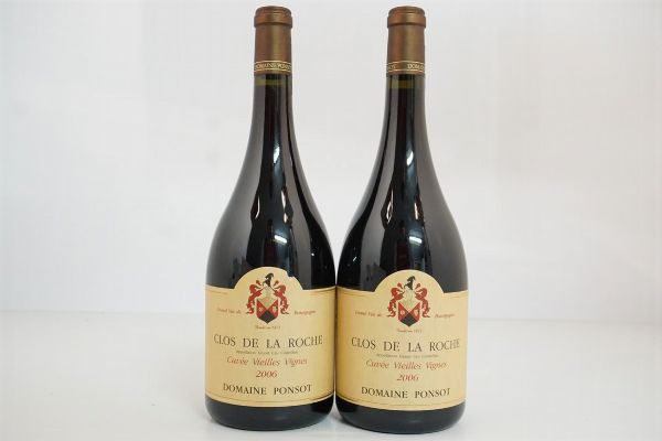 Clos de la Roche Cuvée Vieilles Vignes Domaine Ponsot 2006  - Asta Vini Pregiati e Distillati da Collezione - Associazione Nazionale - Case d'Asta italiane