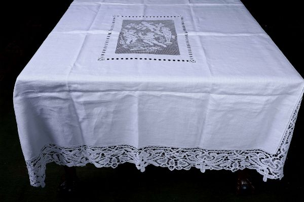 Tovaglia Italia, primi del Novecento  - Asta ASTA 0512 - L'ART DE LA TABLE - Associazione Nazionale - Case d'Asta italiane