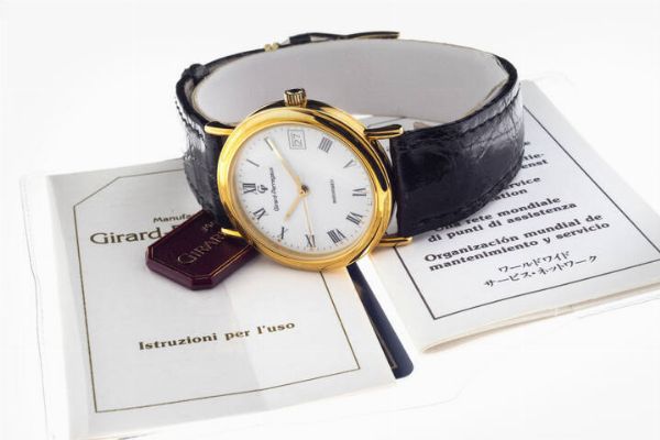 GIRARD PERREGAUX : Mod. Solo tempo  ref.47980 anno 1992  - Asta Asta 179 Orologi - Associazione Nazionale - Case d'Asta italiane