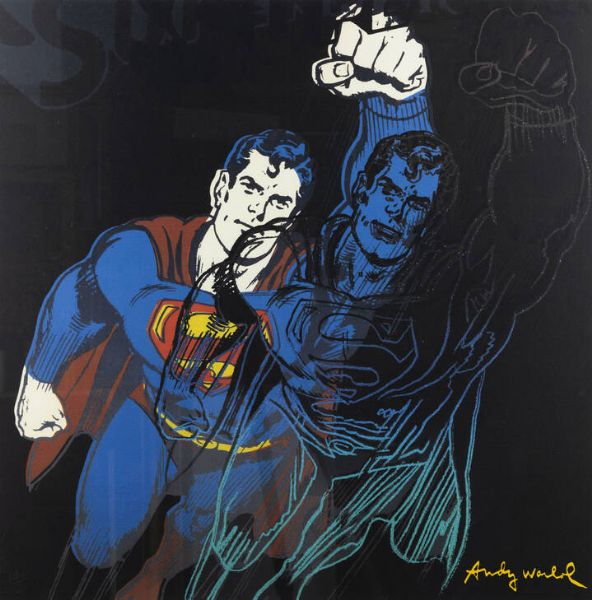 ANDY WARHOL USA 1927 - 1987 : Superman  - Asta Asta 183 Grafica - Associazione Nazionale - Case d'Asta italiane