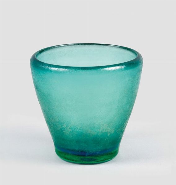 Vaso serie Corrosi  - Asta Murano, XX secolo. 150 vetri da collezionare - Associazione Nazionale - Case d'Asta italiane