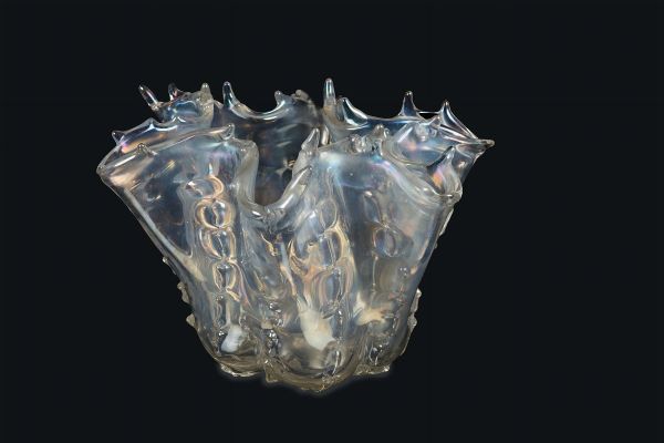 Vaso serie Medusa  - Asta Murano, XX secolo. 150 vetri da collezionare - Associazione Nazionale - Case d'Asta italiane