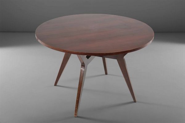 Tavolo con struttura e piano in legno.  - Asta PopUp Design - Associazione Nazionale - Case d'Asta italiane
