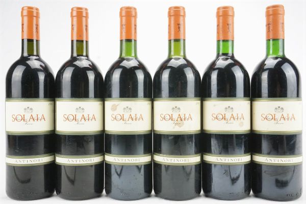 Solaia Antinori  - Asta Il Fascino e l'Eleganza - Un percorso tra i migliori Vini italiani e francesi - Associazione Nazionale - Case d'Asta italiane