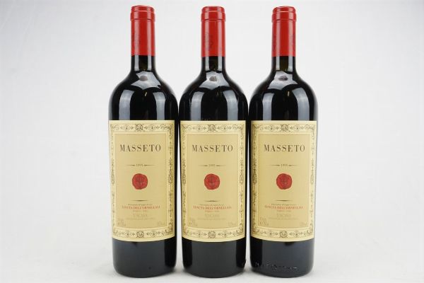 Masseto 1995  - Asta Il Fascino e l'Eleganza - Un percorso tra i migliori Vini italiani e francesi - Associazione Nazionale - Case d'Asta italiane