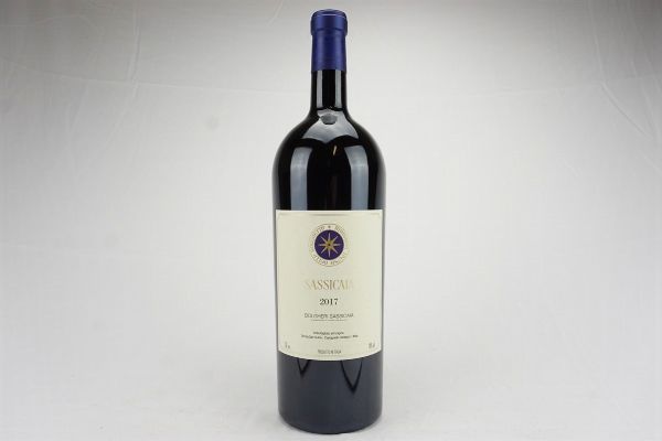 Sassicaia Tenuta San Guido 2017  - Asta Il Fascino e l'Eleganza - Un percorso tra i migliori Vini italiani e francesi - Associazione Nazionale - Case d'Asta italiane