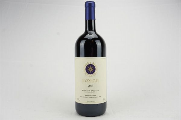 Sassicaia Tenuta San Guido 2015  - Asta Il Fascino e l'Eleganza - Un percorso tra i migliori Vini italiani e francesi - Associazione Nazionale - Case d'Asta italiane