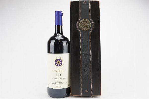 Sassicaia Tenuta San Guido 2012  - Asta Il Fascino e l'Eleganza - Un percorso tra i migliori Vini italiani e francesi - Associazione Nazionale - Case d'Asta italiane