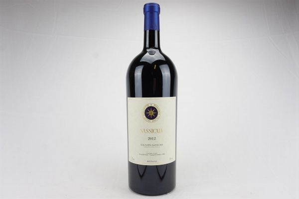 Sassicaia Tenuta San Guido 2012  - Asta Il Fascino e l'Eleganza - Un percorso tra i migliori Vini italiani e francesi - Associazione Nazionale - Case d'Asta italiane