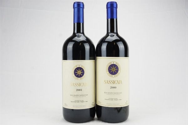 Sassicaia Tenuta San Guido  - Asta Il Fascino e l'Eleganza - Un percorso tra i migliori Vini italiani e francesi - Associazione Nazionale - Case d'Asta italiane