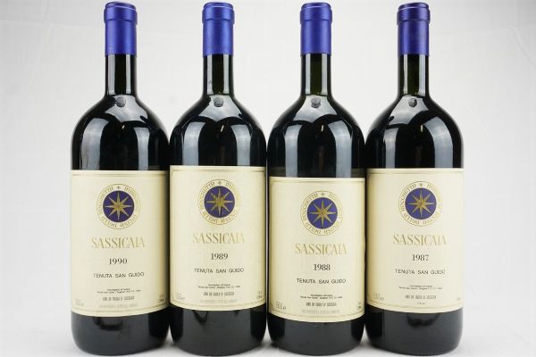 Sassicaia Tenuta San Guido  - Asta Il Fascino e l'Eleganza - Un percorso tra i migliori Vini italiani e francesi - Associazione Nazionale - Case d'Asta italiane