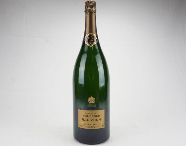 Bollinger RD 2004  - Asta Il Fascino e l'Eleganza - Un percorso tra i migliori Vini italiani e francesi - Associazione Nazionale - Case d'Asta italiane