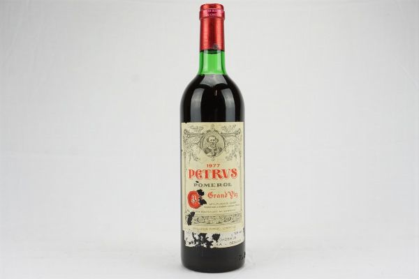 Pétrus 1977  - Asta Il Fascino e l'Eleganza - Un percorso tra i migliori Vini italiani e francesi - Associazione Nazionale - Case d'Asta italiane