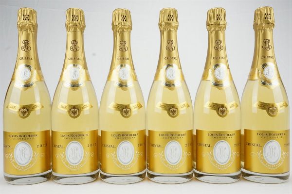 Cristal Louis Roederer 2012  - Asta Il Fascino e l'Eleganza - Un percorso tra i migliori Vini italiani e francesi - Associazione Nazionale - Case d'Asta italiane