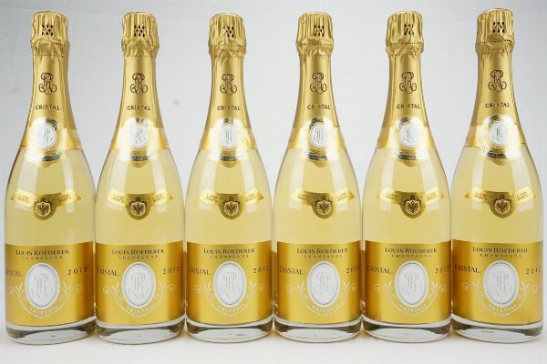 Cristal Louis Roederer 2012  - Asta Il Fascino e l'Eleganza - Un percorso tra i migliori Vini italiani e francesi - Associazione Nazionale - Case d'Asta italiane