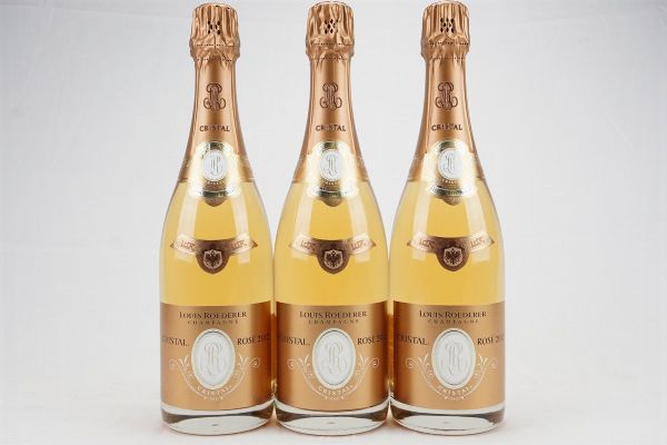 Cristal Rosé Louis Roederer 2012  - Asta Il Fascino e l'Eleganza - Un percorso tra i migliori Vini italiani e francesi - Associazione Nazionale - Case d'Asta italiane