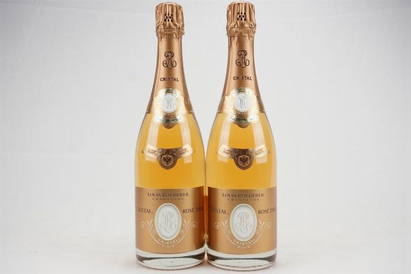 Cristal Rosé Louis Roederer 2008  - Asta Il Fascino e l'Eleganza - Un percorso tra i migliori Vini italiani e francesi - Associazione Nazionale - Case d'Asta italiane