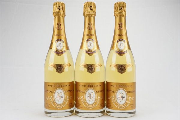 Cristal Louis Roederer 2006  - Asta Il Fascino e l'Eleganza - Un percorso tra i migliori Vini italiani e francesi - Associazione Nazionale - Case d'Asta italiane