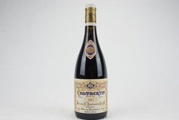 Chambertin Domaine Armand Rousseau 2001  - Asta Il Fascino e l'Eleganza - Un percorso tra i migliori Vini italiani e francesi - Associazione Nazionale - Case d'Asta italiane