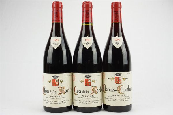 Selezione Domaine Armand Rousseau 1999  - Asta Il Fascino e l'Eleganza - Un percorso tra i migliori Vini italiani e francesi - Associazione Nazionale - Case d'Asta italiane