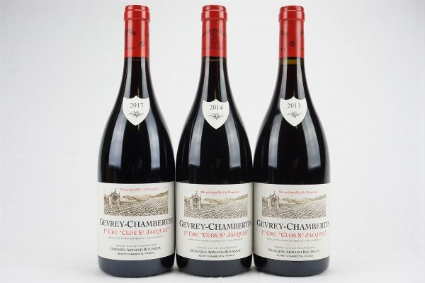 Gevrey-Chambertin Clos Saint Jacques Domaine Armand Rousseau  - Asta Il Fascino e l'Eleganza - Un percorso tra i migliori Vini italiani e francesi - Associazione Nazionale - Case d'Asta italiane