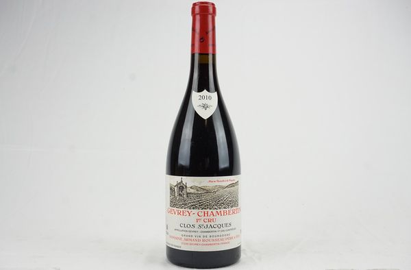 Gevrey-Chambertin Clos Saint Jacques Domaine Armand Rousseau 2010  - Asta Il Fascino e l'Eleganza - Un percorso tra i migliori Vini italiani e francesi - Associazione Nazionale - Case d'Asta italiane