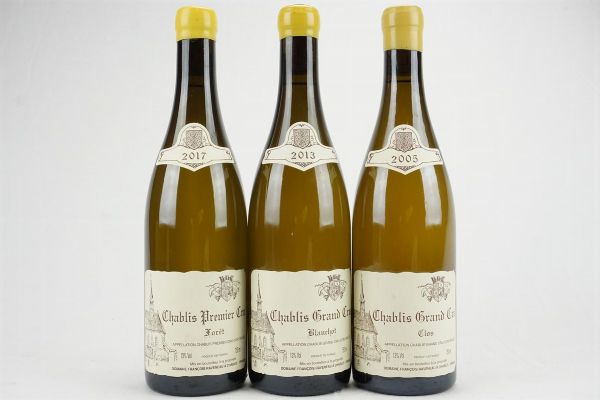 Selezione Chablis Domaine Ravenau  - Asta Il Fascino e l'Eleganza - Un percorso tra i migliori Vini italiani e francesi - Associazione Nazionale - Case d'Asta italiane