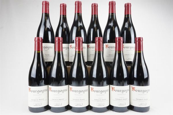 Bourgone Domaine Georges & Christophe Roumier 2011  - Asta Il Fascino e l'Eleganza - Un percorso tra i migliori Vini italiani e francesi - Associazione Nazionale - Case d'Asta italiane