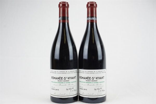 Romane Saint-Vivant Domaine de la Romane Conti 2015  - Asta Il Fascino e l'Eleganza - Un percorso tra i migliori Vini italiani e francesi - Associazione Nazionale - Case d'Asta italiane